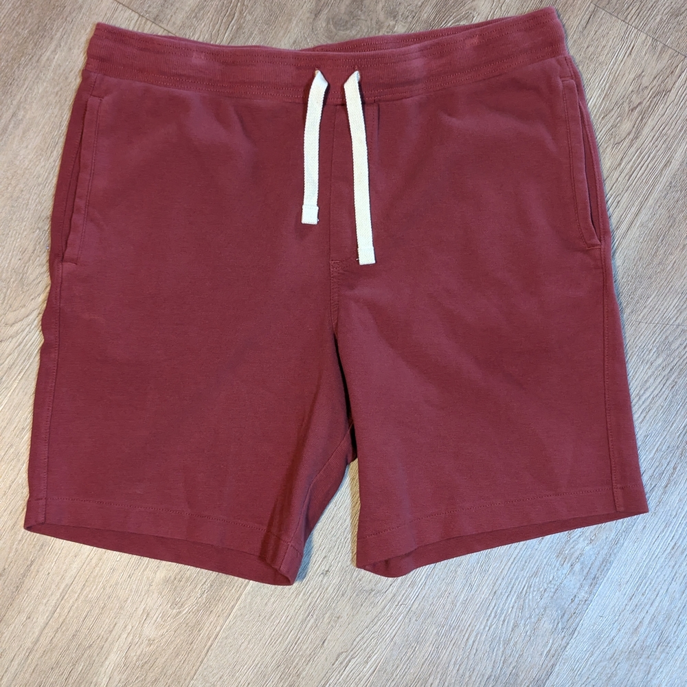 Goodfellow & Co Men's Burgundy Drawstring Athletic Shorts